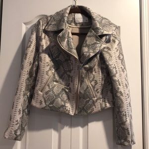 🐍Snakeskin Moto Jacket 🐍 NWOT